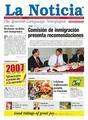 "People reject anti-immigrant measures", La Noticia, December 20, 2006