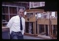 Dr. Julius Rudinsky in Forest Entomology greenhouse, 1966