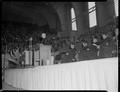 Edgar Smith, President of the State Board of Higher Education, speaking at commencement, June 4, 1950