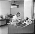 Man at desk