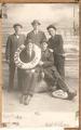 Bill, Roseness, H. Blaser, Bill Wilson at Seaside, Or. - 1914
