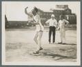 Throwing the discus, circa 1920s