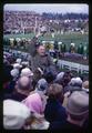 Curtis Mumford cheering for OSU football team, Corvallis, Oregon, 1966