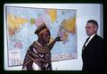 Dean Wilbur T. Cooney and student from Cameroon, 1962