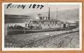 Steamer ""Faxon"" at Celilo, May 6, 1877