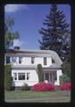 Red azaleas at William Caldwell house, Corvallis, Oregon, 1974