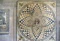 Head of Dionysus in middle of mosaic floor from a Roman Villa