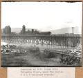 Junction of Mill Creek with Columbia River, West The Dalles, O.R. & N. Railroad Trestle; Images from the H.G. & Louisa (Ruch) Miller Estate