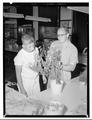 Examining plants during a 4-H club summer session activity