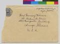 Letter with envelope to Mrs. Murray Warner from Mr. N. Suzuka