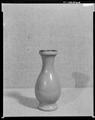 Vase with Articulated Lip in Aquamarine Glaze
