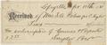 Receipts and other ephemera, 1783-1890 [35]
