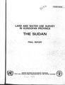 Land and Water Use Survey in Kordofan Province - The Sudan - Final Report