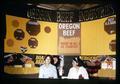 Oregon Beef Industries exhibit at Oregon State Fair, Salem, Oregon, circa 1970