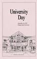 University Day Program, September 16, 1997
