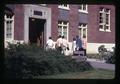 JARSI students entering building, Oregon State University, Corvallis, Oregon, circa 1972