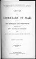Report of the Secretary of War, being part of the Message and Documents Communicated to the Two Houses of Congress at the Beginning of the Second Session of the Forty-Ninth Congress. In Four Volumes. Volume II. Part 1.