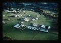 Aerial view of Farm Service building, Beef barns, and Water Quality Lab, Oregon State University, Corvallis, Oregon, 1975