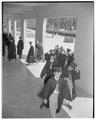 Students entering the coliseum on commencement day, June 3, 1951