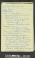 Faculty-Student Committee to Stop the War in Vietnam notebook and memos [b001] [f004] [020a]