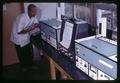 Sam Likens using gas chromatograph, Oregon State University, Corvallis, Oregon, circa 1965