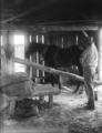 Interior, Bybee Pottery, horse-powered