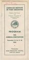 Program listing lecture, "The restoration of breeding grounds for wild fowl and the establishment of game sanctuaries in Oregon"