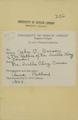 Carson, John C.: father of Luella Clay Carson [4] (verso)