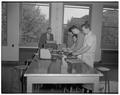 Students in Dearborn Hall, April 1949