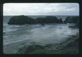 Ocean beach and rocks near Bandon, Oregon, February 1975