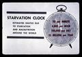 Starvation Clock presentation slide, Corvallis, Oregon, circa 1970