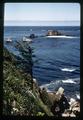 Pacific Ocean at the Oregon coast, circa 1970