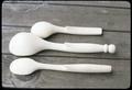 10 inch, 8 1/2 inch, 7 inch spoons and back views