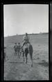 Irene Finley on horseback