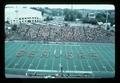Oregon State University Marching Band in BEAVERS formation, Parker Stadium, Corvallis, Oregon, 1975