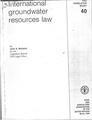 International Groundwater Resources Law