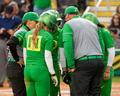 Softball huddle, 2017