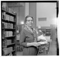 Louise Millirin, OSU librarian, April 1962