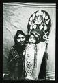 Warm Springs Indian mother with baby in cradle board