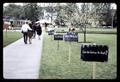 Earth Day signs on Memorial Union Quad, Oregon State University, Corvallis, Oregon, April 1970