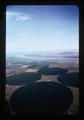 Aerial view of irrigation circles, Oregon, 1976