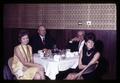 Nancy Brum and others at farewell party for Richard Bullock, Willamette Experiment Station, Woodburn, Oregon, November 19, 1969