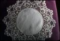 16 inch diameter circle done with Battenberg lace by Mrs. John (Lillian) Groat, Tillamook, 1903