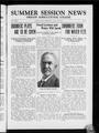 Summer Session News, July 22, 1924