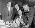 Norm Van Brocklin book signing, 1961