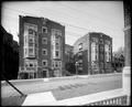 Trinity Place Apartments, Portland. Street in foreground.