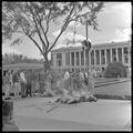 Burning in effigy to protest tuition increases, Memorial Union quad