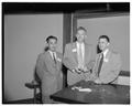 Dr. Tsoo King, Dr. Vernon Cheldelin, and a University of Washington professor at Pacific Division Meeting of the American Association for the Advancement of Science, 1952