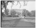 View of library from quad, circa 1951