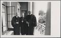Jan Karski, OSU President John Byrne, and James DePriest, prior to commencement